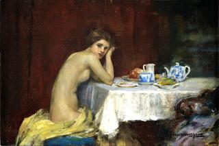 Nude at a Table