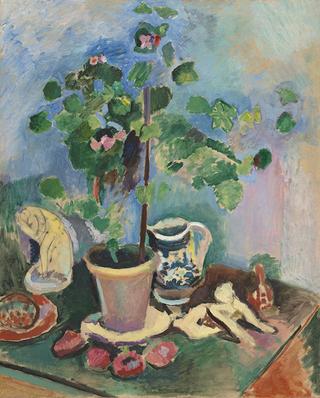 Still LIfe with a Geranium