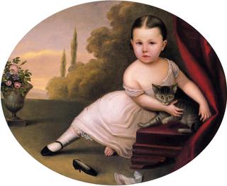 Young Girl with Cat