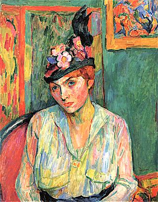 Woman with a Flowered Hat