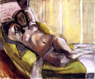 Nude Reclining on a Sofa