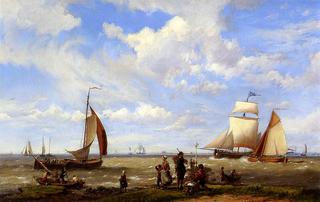 Shipping off the Dutch Coast