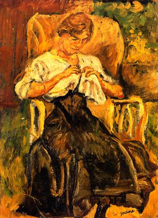 Young Woman in a Rocking Chair