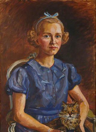 Girl with a Cat