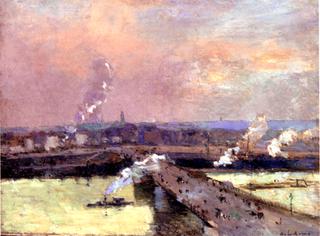 The Pont Boieldieu, Rouen