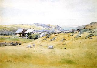 Monhegan Village from Horn's Hill