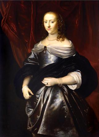 Portrait of Lucretia Boudaen (1617-1663), Wife of Johan Ort