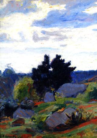 Landscape with Rock