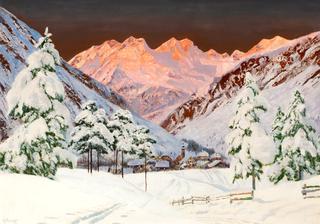 Alpine Mountain Scene