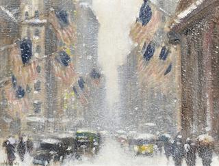 Blizzard on Washington's Birthday, 5th Avenue