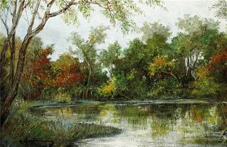 Landscape with Pond