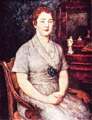 Portrait of the artist's wife Maria