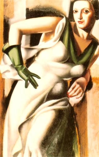 Woman with a Green Glove