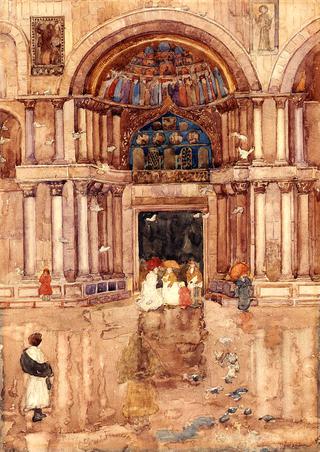 The Porch with the Old Mosaics, St. Marks, Venice