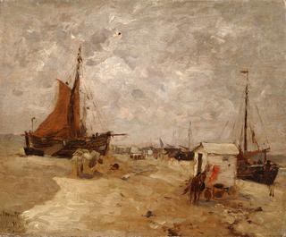 Beach scene at Katwijk