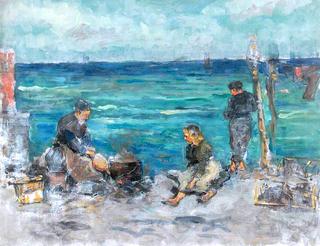 Seascape with Family