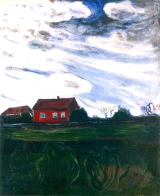 Landscape with Red House