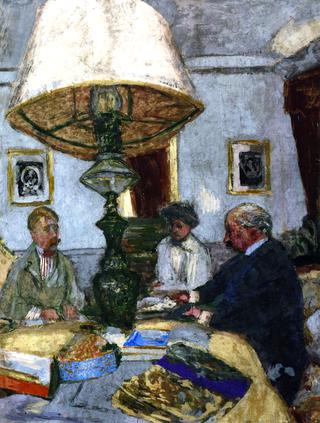 Under the Large Lamp at Saint-Jacut