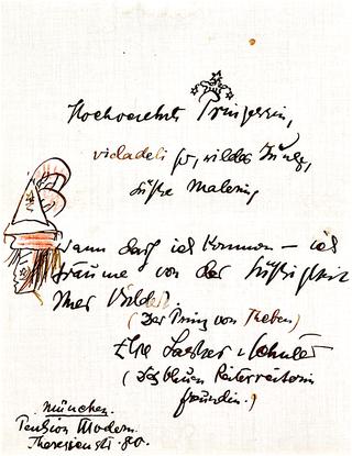 Letter to Marianne von Werefkin