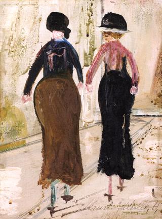 Two Women from Behind