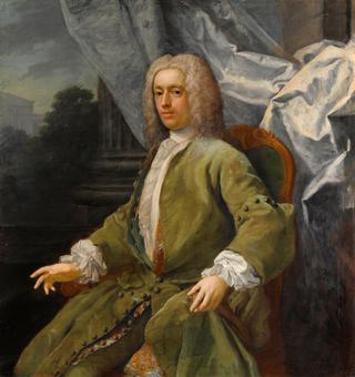 Portrait of a Seated Gentleman, Three Quarter Length, Wearing a Green Jacket