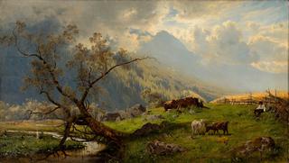 Shepherd in the Alps