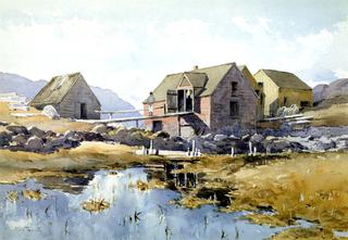 Stanley Fish House, Trefethren Barn, Starling Fish Houses, Monhegan Village