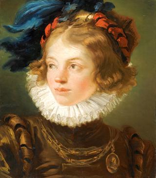 A Young Boy in the Costume of a Page, Head and Soulders