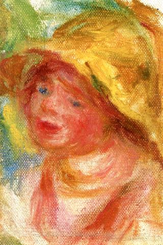 Young Woman with Hat