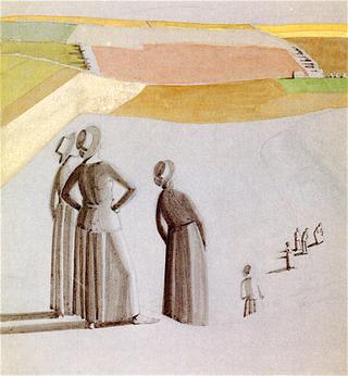 Figure Group in a Landscape, Italy