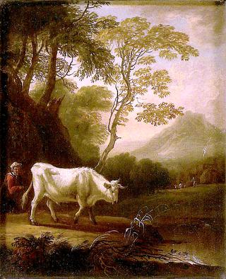 Landscape with a Bull