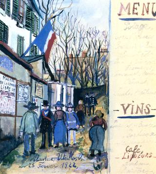 Rue Saint-Vincent in Montmartre