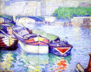 Boats on the Seine