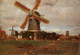Windmill in Dordrecht