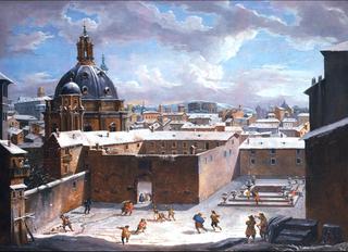 Rome with snow