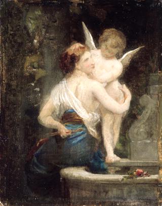Cupid Asking his Weapons (study)