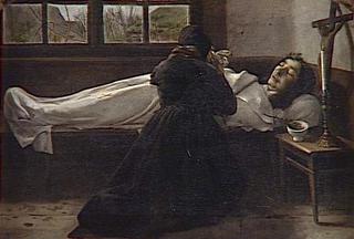 The Artist's Mother Praying before Her Daughter Madeleine