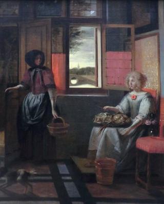 Young Woman and Her Servant