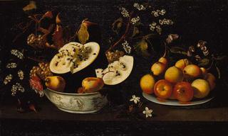 Still Life with Fruits and Flowers