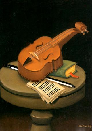 Still Life with Violin