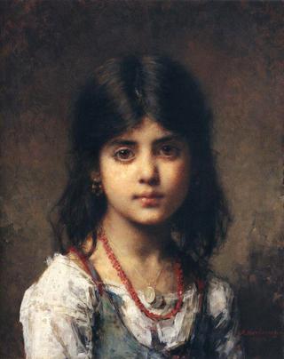 Portrait of a young girl