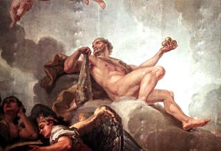 The Elevation of the Great Elector into Olympus (detail Hercules)