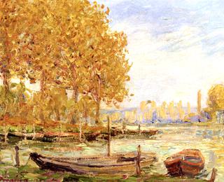 Landscape with Boats