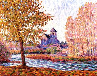 Eglise de Montigny, Autumn Effect