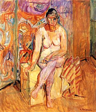 Seated Nude (recto)