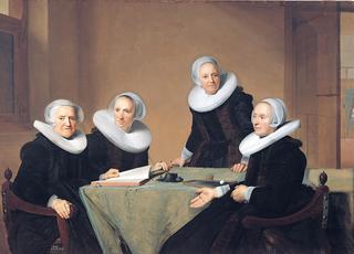 Group portrait of the regentesses of the St. Elisabeths