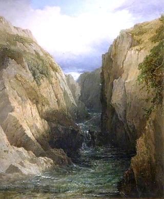 Gorge and River in Ireland