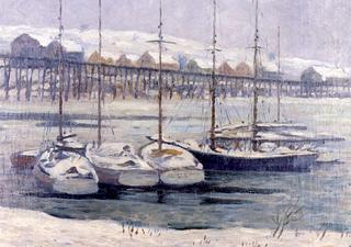 Boats in Ice - PM Washington