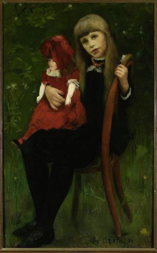 Portrait of Anny Schaumburg with Doll