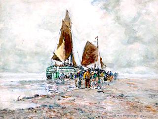 A Dutch Beach Scene